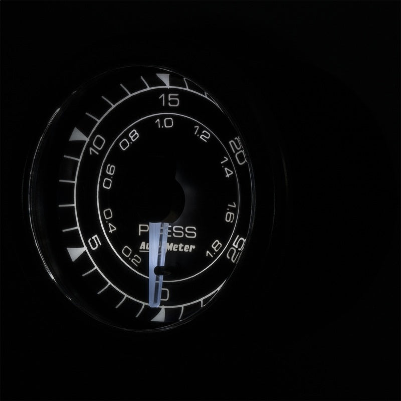 Autometer Chrono 2-1/16in 30PSI Pressure Gauge Gauges AutoMeter