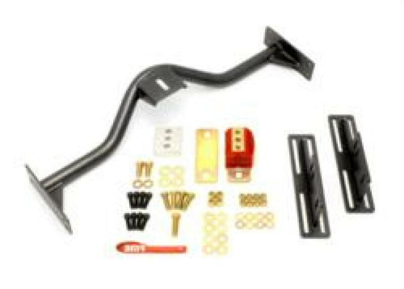 BMR 67-69 1st Gen F-Body Transmission Conversion Crossmember TH350/PG/700R4/4L60E - Black Hammertone Crossmembers BMR Suspension