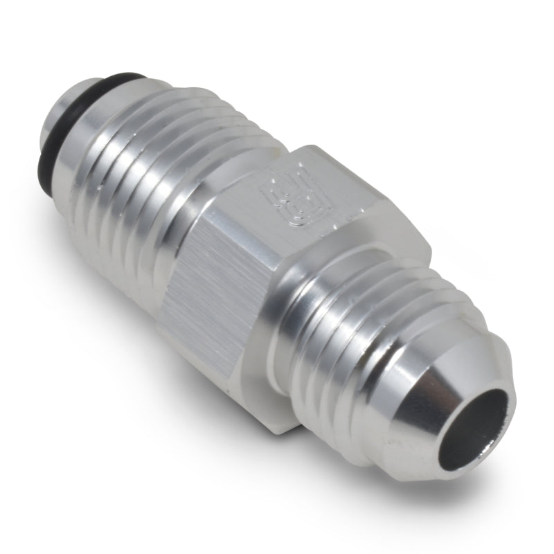 Russell Performance -6 AN (male to 5/8in-18 O-ring seal) Power Steering Adapter. Clear anodized Fittings Russell