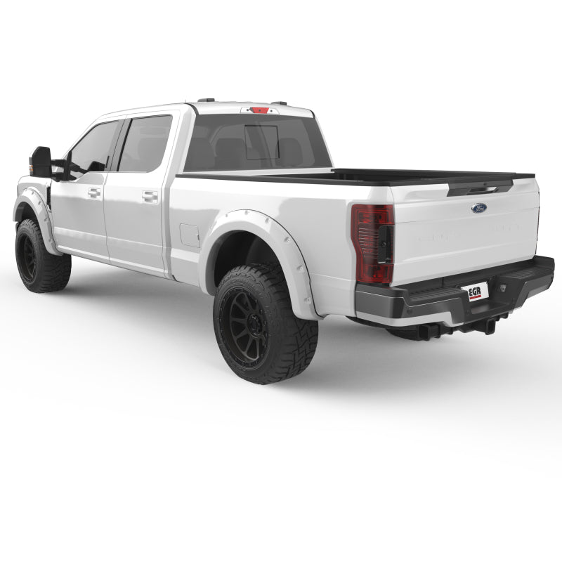 EGR 2017 Ford Super Duty Bolt-On Look Color Match Fender Flares - Set - Oxford White Fender Flares EGR