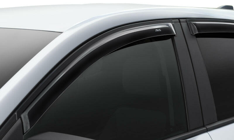 AVS 22-23 Jeep Grand Cherokee Ventvisor Outside Mount Window Deflectors 4pc - Smoke Wind Deflectors AVS
