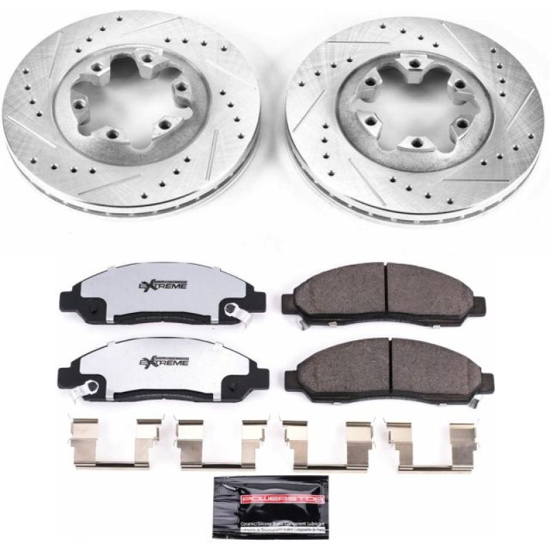 Power Stop 04-08 Chevrolet Colorado Front Z36 Truck & Tow Brake Kit Brake Kits - Performance D&S PowerStop