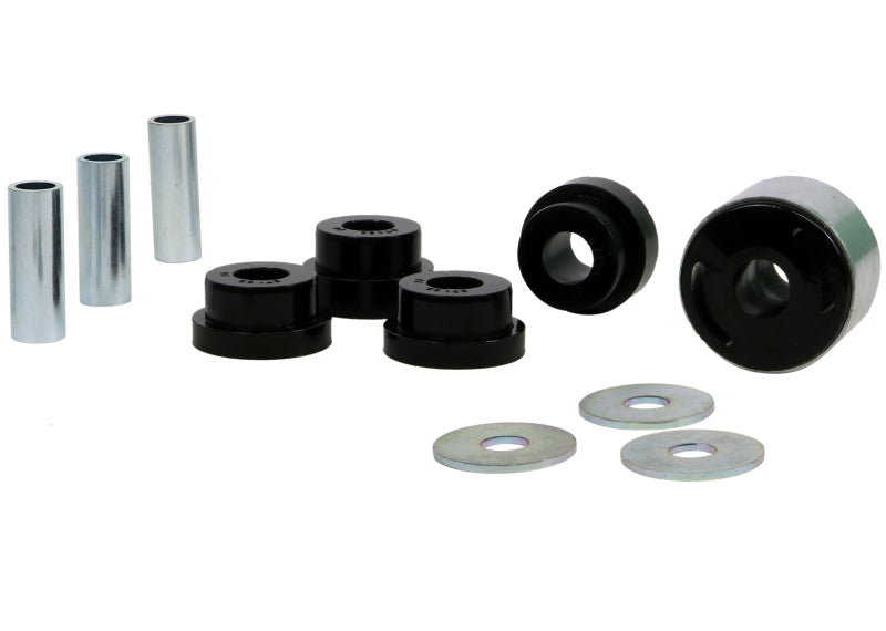 Whiteline 08-15 Mitsubishi Lancer Evo Rear Differential Mount Bushing Kit Differential Bushings Whiteline