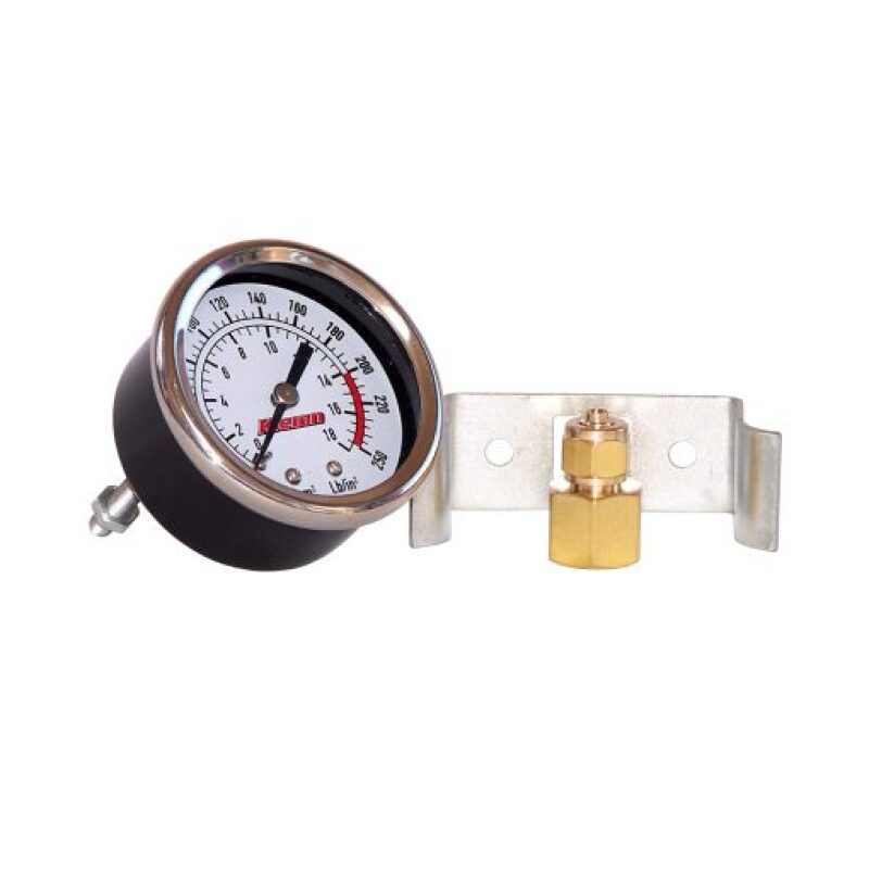 Kleinn Dash Mount Analog Air Pressure Gauge/ 0-250 PSI - 1/4In M NPT Inlet Horn Accessories Kleinn Air Horns