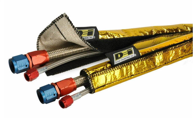 DEI Heat Shroud Gold 2in to 2.5in x 36in Thermal Wrap DEI