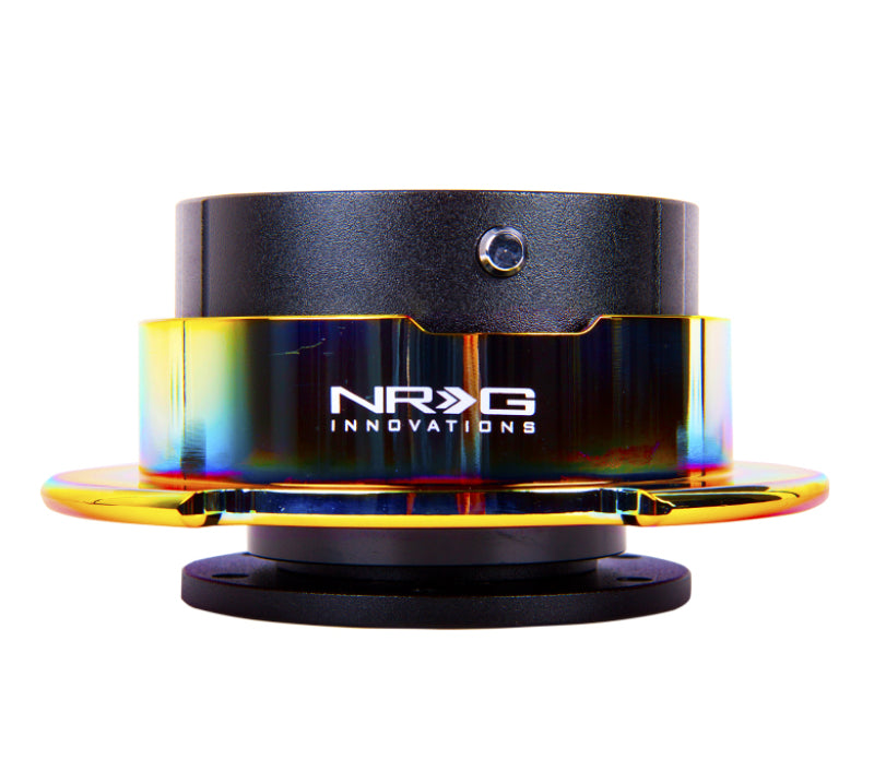 NRG Quick Release Gen 2.5 - Black Body / Neochrome Ring Quick Release Adapters NRG