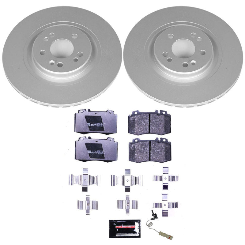 Power Stop 00-03 Mercedes-Benz ML55 AMG Front Euro-Stop Brake Kit Brake Kits - OE PowerStop