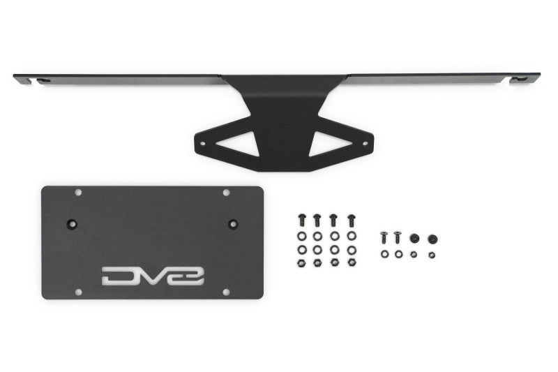DV8 Offroad 2021 Ford Bronco Capable Bumper Slanted Front License Plate Mount Uncategorized DV8 Offroad