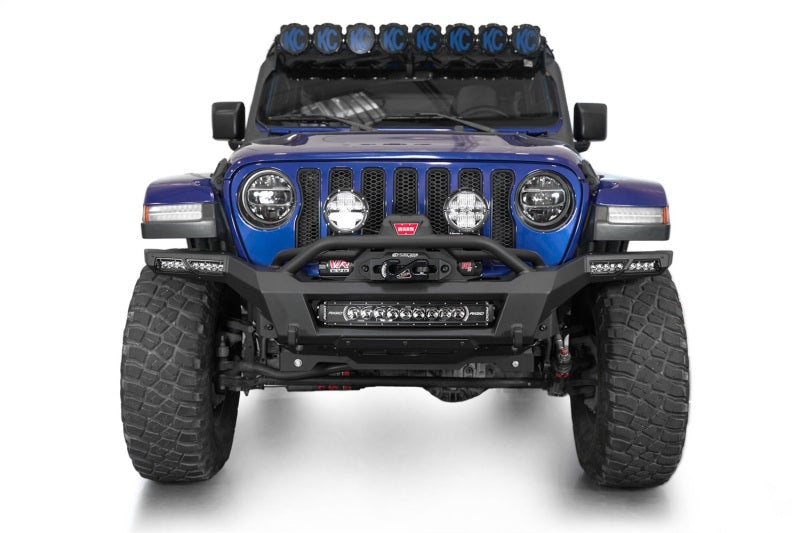 ADD 18-24 Jeep Wrangler JL / 18-24 Jeep Gladiator JT Phantom Winch Rear Bumper Bumpers - Steel Addictive Desert Designs