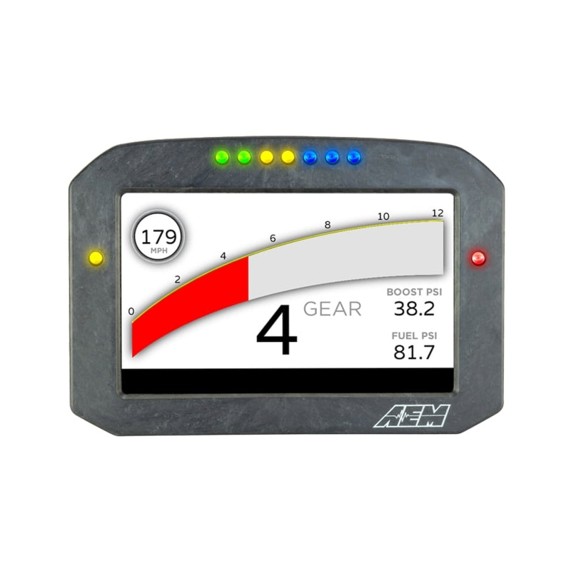 AEM CD-7 Carbon Flush Digital Dash Display Gauges AEM