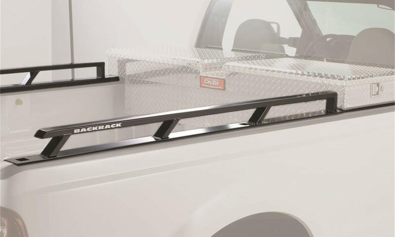 BackRack 14-18 Silverado/Sierra 8ft Bed Siderails - Toolbox 21in Bed Rails BackRack