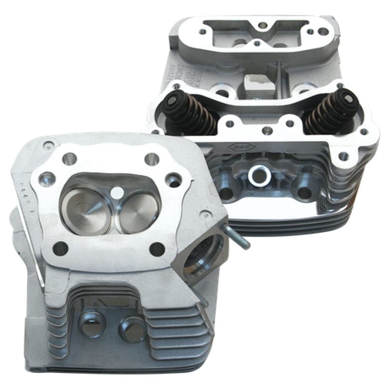 S&S Cycle 84-99 BT Performance Replacement Low Compression 82cc Cylinder Heads - Polished Heads S&S Cycle