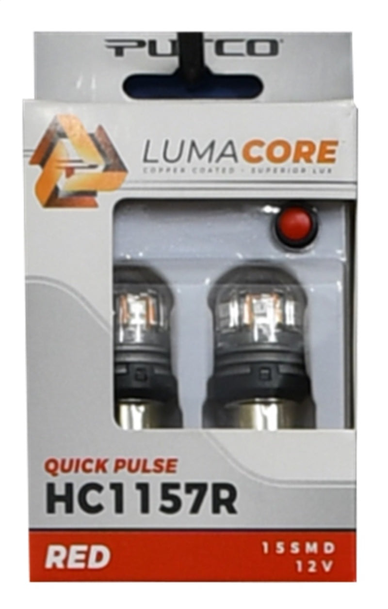 Putco LumaCore 1157 Red - Pair (x3 Strobe w/ Bright Stop) Tail Lights Putco