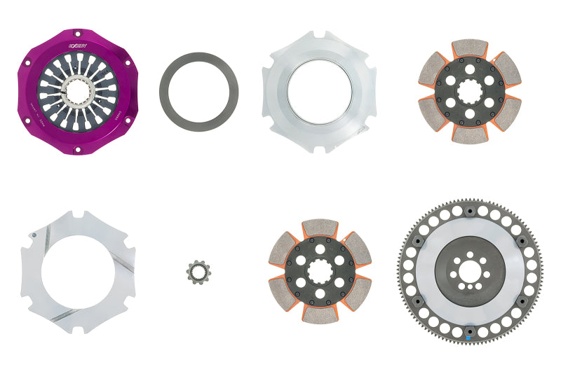 Exedy 2008-2015 Mitsubishi Lancer Evolution GSR L4 Hyper Compe-R Twin Cerametallic Clutch Rigid Clutch Kits - Multi Exedy