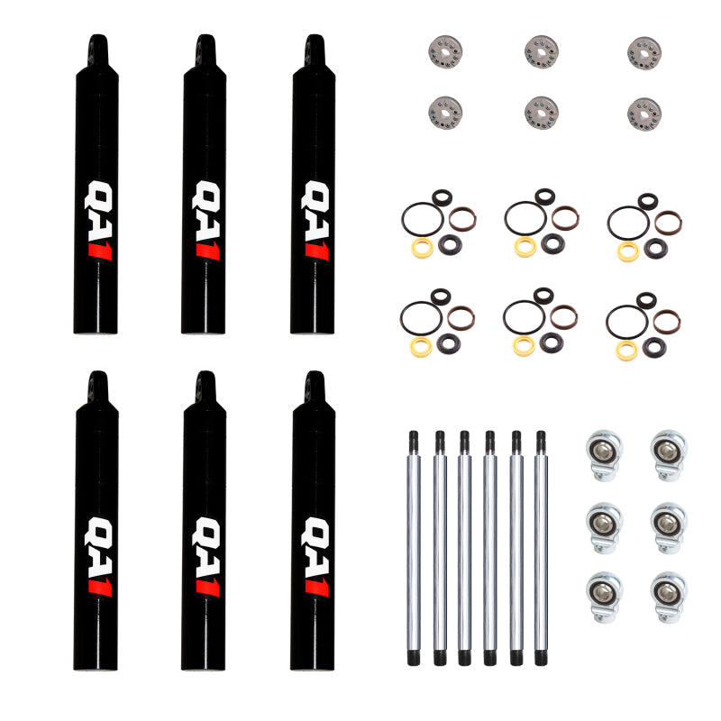 QA1 17.75 Eye-B/Eye-B V-None Dry Shock Small Body Steel 11.63 - 6 Pack Shocks and Struts QA1