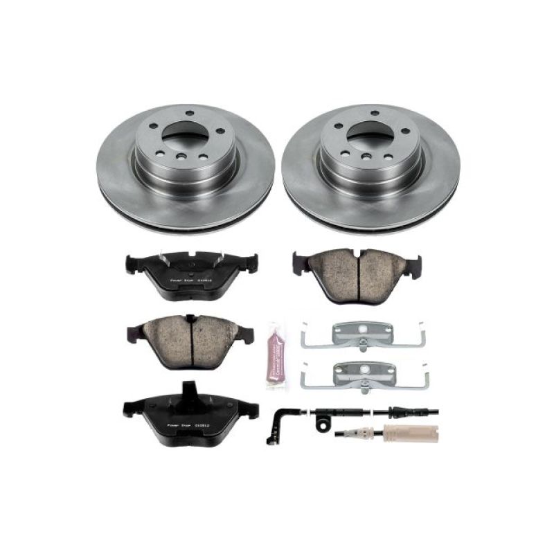 Power Stop 06-07 BMW 525i Front Autospecialty Brake Kit Brake Kits - OE PowerStop