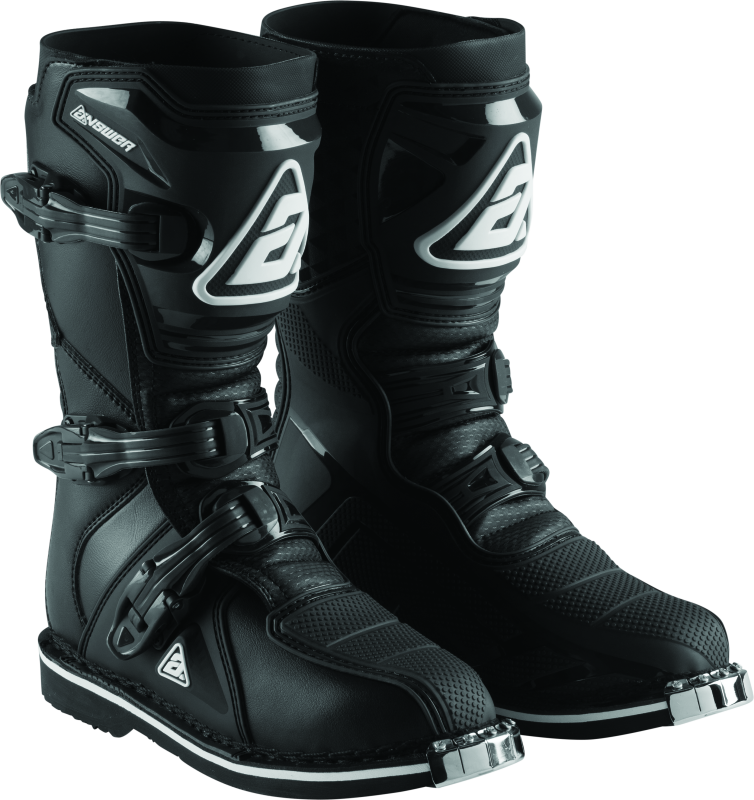 Answer AR1 Boot Black Youth Size - 2 Motorcycle Boots Answer