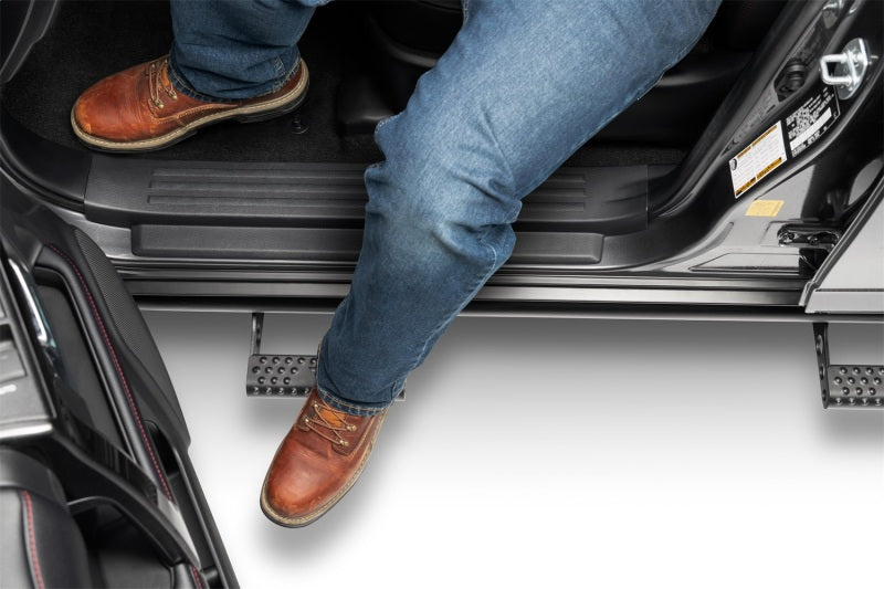 N-Fab RKR Step System 10-17 Toyota 4 Runner (Trail Edition) SUV 4 Door - Tex. Black - 1.75in Body Armor & Rock Rails N-Fab