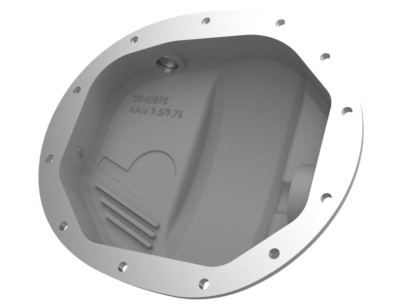 aFe Street Series Rear Differential Cover Raw 14-19 Chevrolet Silverado V8 4.3L / 5.3L / 6.2L Diff Covers aFe