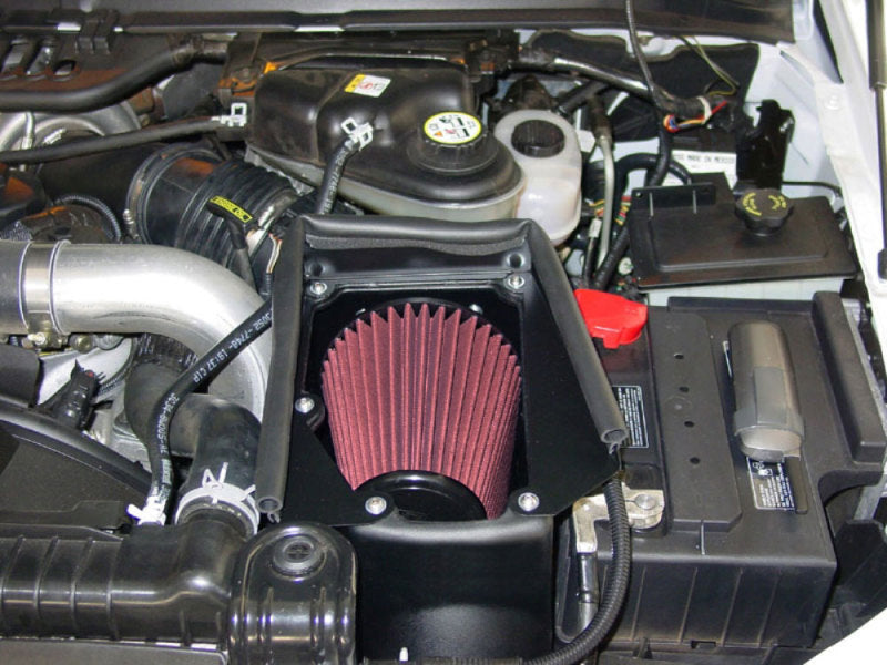 Airaid 03-07 Ford Power Stroke 6.0L Diesel MXP Intake System w/o Tube (Oiled / Red Media) Cold Air Intakes Airaid