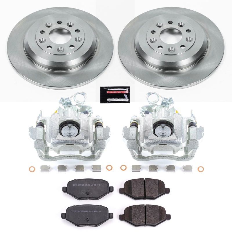 Power Stop 11-15 Ford Edge Rear Autospecialty Brake Kit w/Calipers Brake Kits - OE PowerStop