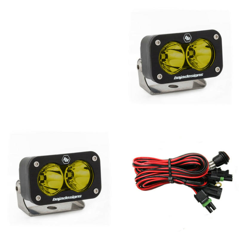 Baja Designs S2 Sport Work/Scene Pattern Pair LED Work Light - Amber Light Bars & Cubes Baja Designs