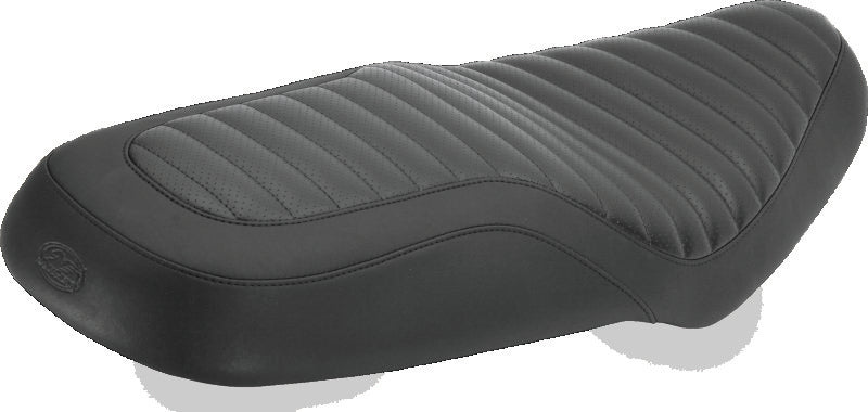 Mustang 01-15 Triumph Bonneville, T100,Scrambler, Thruxton, 2012 SE 1PC Classic Seat - Black One-Piece Motorcycle Seats Mustang Motorcycle