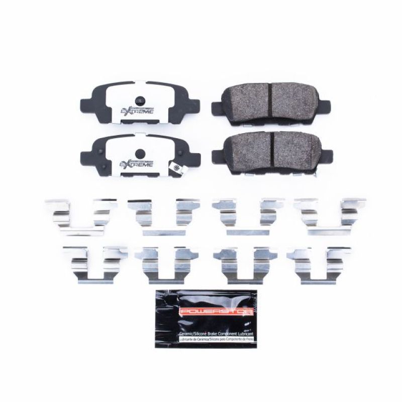 Power Stop 2013 Infiniti EX37 Rear Z26 Extreme Street Brake Pads w/Hardware Brake Pads - Performance PowerStop