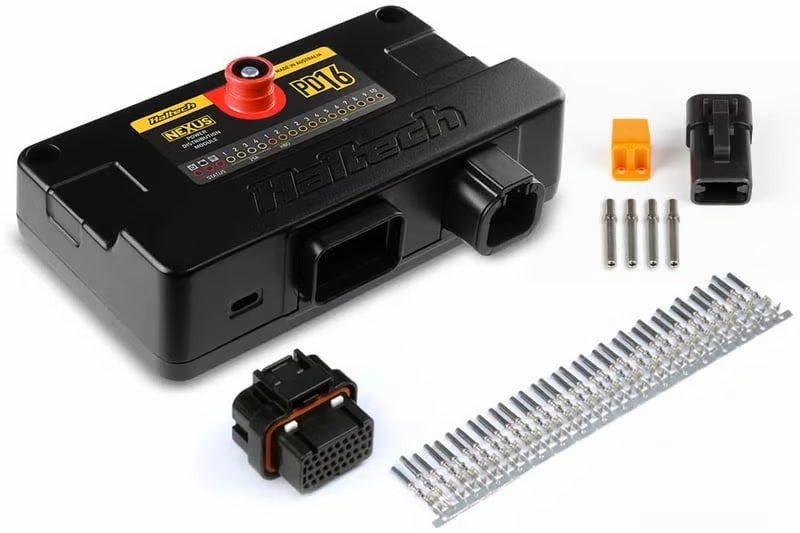 Haltech PD16 PDM+ w/Plug & Pin Set to Suit Wiring Connectors Haltech
