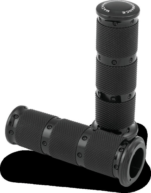 Performance Machine Handle Grip Set XLS - Black Ano Grips Performance Machine