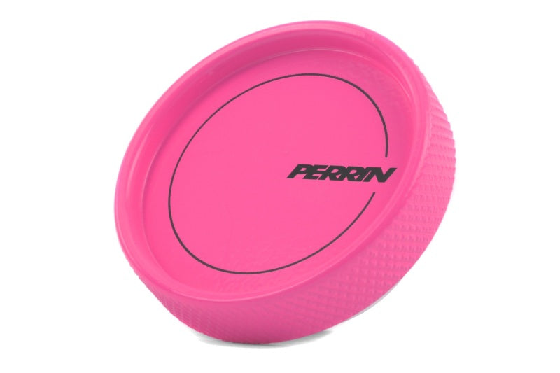PERRIN 02-25 Subaru Impreza/WRX/STI & 13-25 Crosstrek/BRZ/FR-S/GR86/GR86 Oil Fill Cap - Hyper Pink Oil Caps Perrin Performance