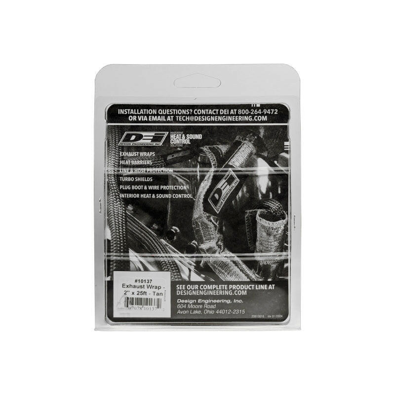 DEI Exhaust Wrap 2in x 25ft - Tan Exhaust Wrap DEI