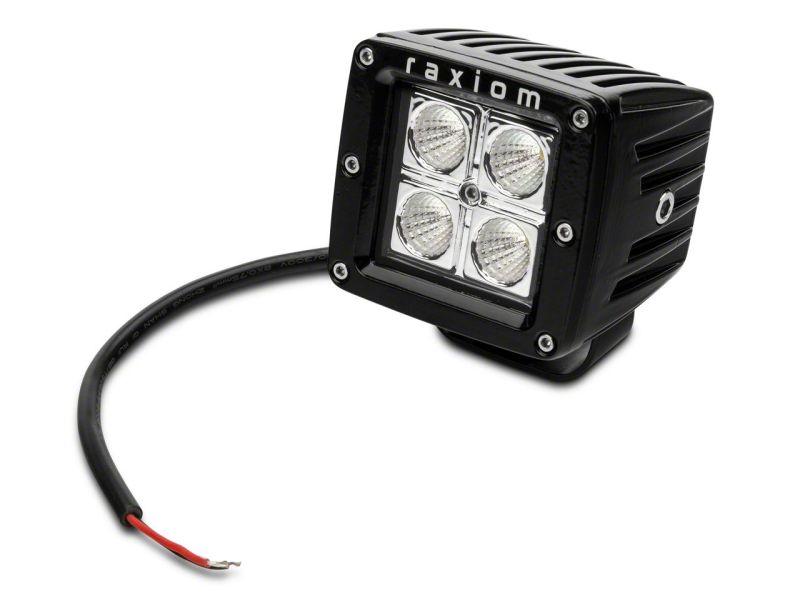 Raxiom 3-In Square LED Light Universal (Some Adaptation May Be Required) Light Bars & Cubes Raxiom