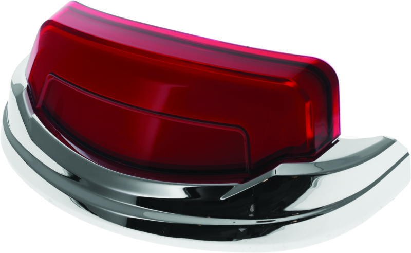 Kuryakyn Tracer Rear Fender Tip Light Chrome Red Lens Exterior Trim Kuryakyn