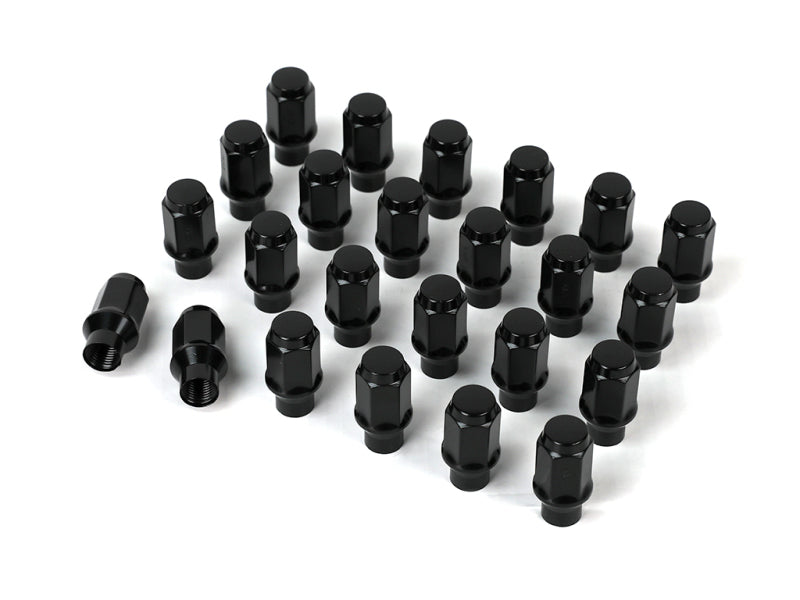 ICON Alloys Lug Nut Kit Black - 14x1.5 - 24 Lug Nuts w/ Custom Shank Lug Nuts ICON