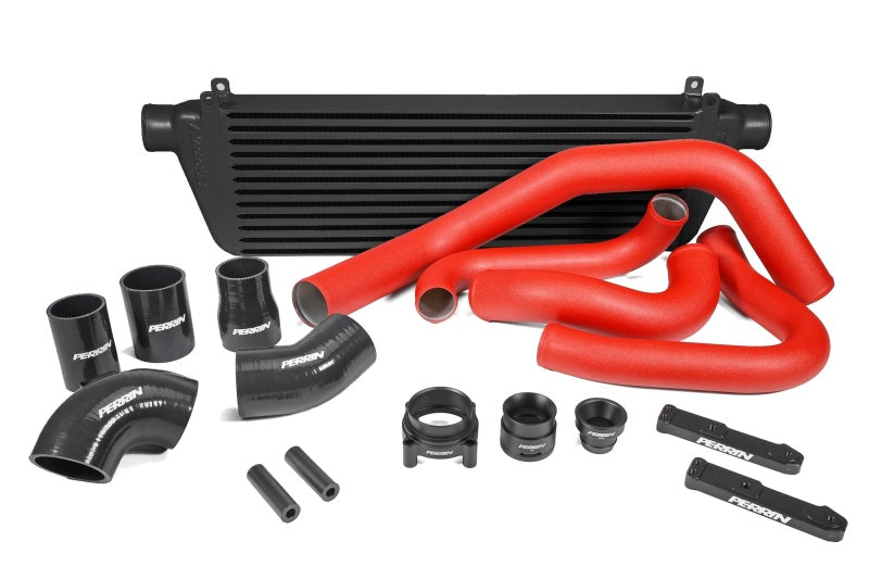 PERRIN 22-25 Subaru WRX Front Mount Intercooler Kit (Red Tubes & Black Core) Intercoolers Perrin Performance