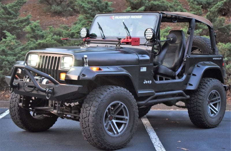 Rugged Ridge 87-95 Jeep Wrangler YJ / 79-01 Cherokee Sealed Beam LED Headlights 4x7in. (1pc) Headlights Rugged Ridge
