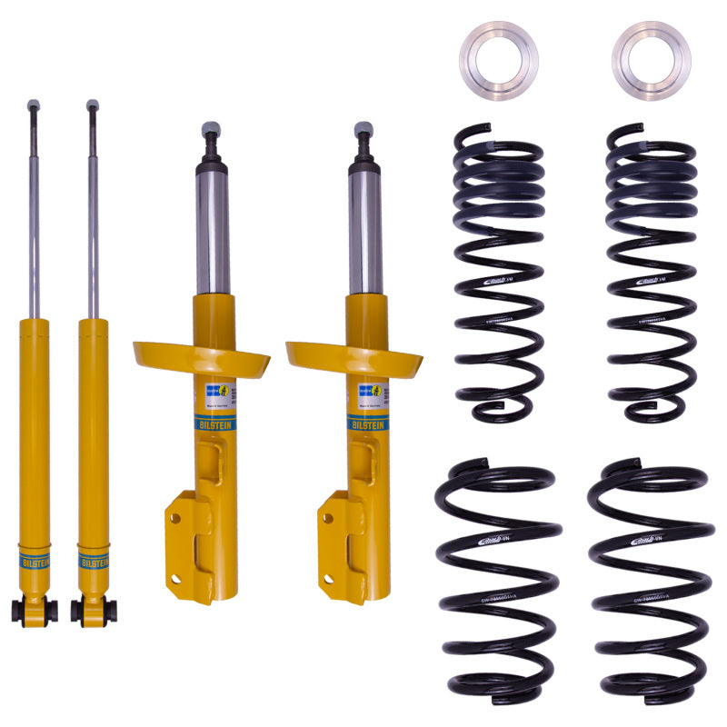 Bilstein B12 2001 Saab 41522 2.3t Wagon Front and Rear Suspension Kit Shock & Spring Kits Bilstein
