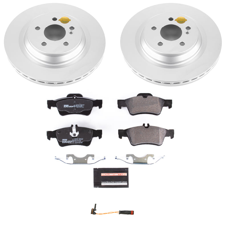 Power Stop 09-14 Mercedes-Benz CL550 Rear Euro-Stop Brake Kit Brake Kits - OE PowerStop