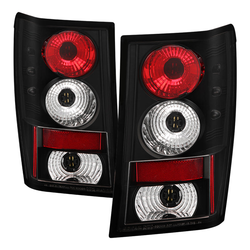 Spyder Jeep Grand Cherokee 05-06 Euro Style Tail Lights Black ALT-YD-JGC05-BK Tail Lights SPYDER