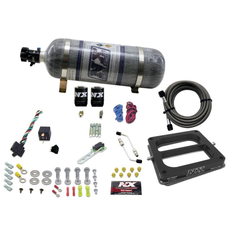 Nitrous Express Dom/Alcohol Nitrous Kit (100-500HP) w/Composite Bottle Nitrous Systems Nitrous Express