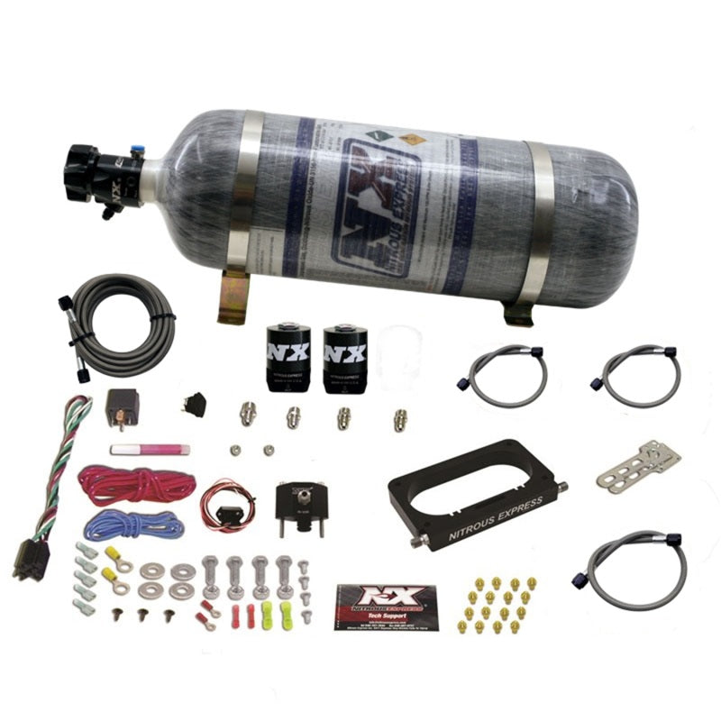 Nitrous Express 96-04 Ford Mustang Cobra/Mach 1 4 Valve Nitrous Kit (50-300HP) w/Composite Bottle Nitrous Systems Nitrous Express