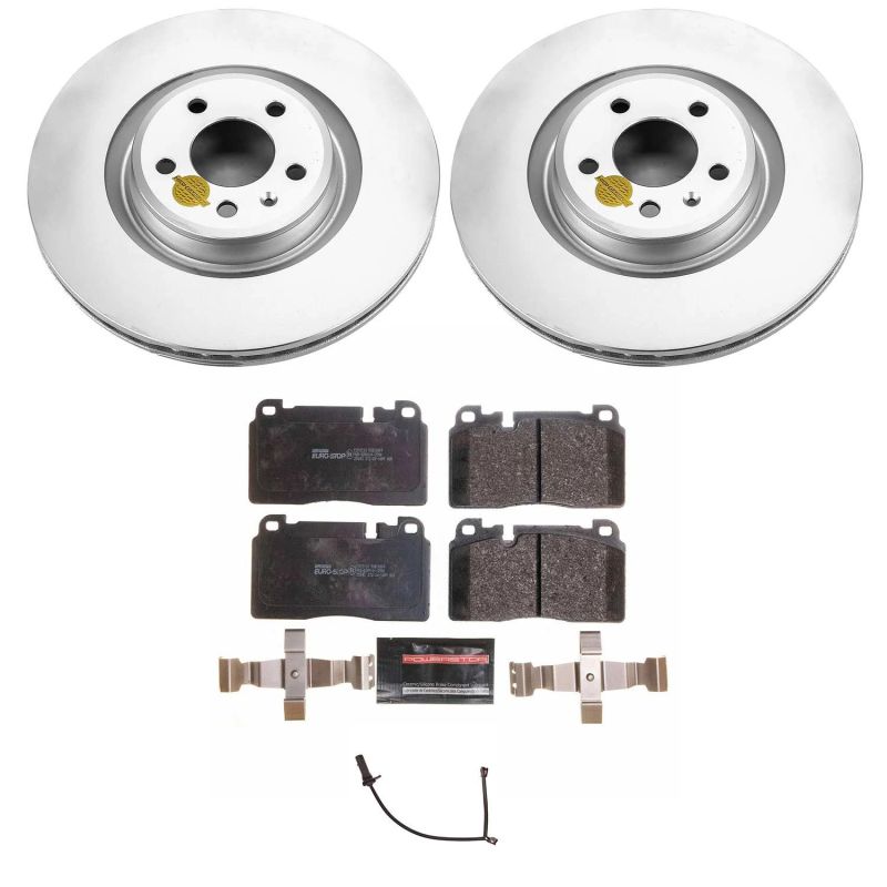 Power Stop 17-18 Audi A6 Front Euro-Stop Brake Kit Brake Kits - OE PowerStop