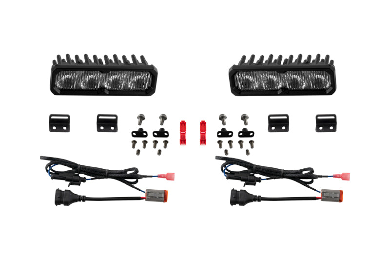 Diode Dynamics 2022-2026 Toyota Tundra / Sequioa Fog SS6 Max LED Kit White 6000K Light Bars & Cubes Diode Dynamics