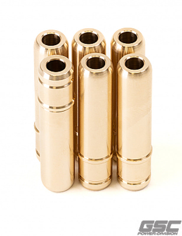 GSC P-D Toyota G16E Manganese Bronze Intake Valve Guide Stopper Style - Set of 6 Valve Guides GSC Power Division