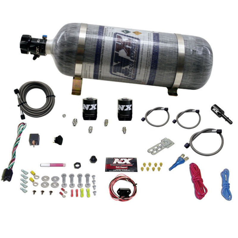 Nitrous Express Dodge Hemi/SRT8 Single Nozzle Fly By Wire Nitrous Kit (35-150HP) w/Composite Bottle Nitrous Systems Nitrous Express