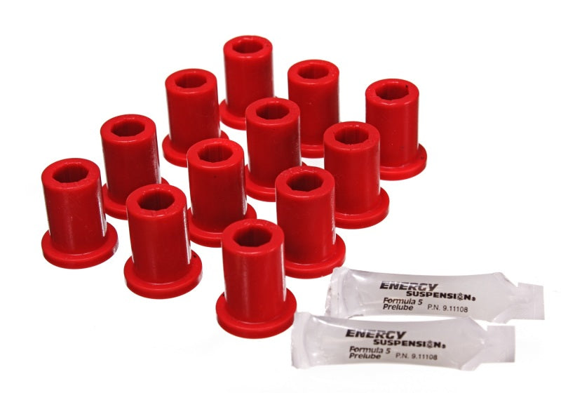 Energy Suspension Toy 4 X Sprg Bush O.E.M. Fj40 - Red Bushing Kits Energy Suspension