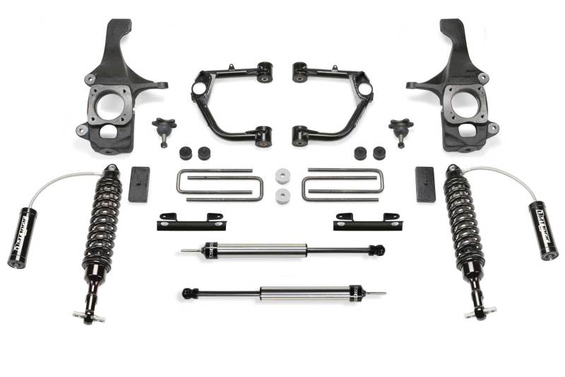 Fabtech 07-15 Toyota Tundra 2WD/4WD 4in UCA Kit w/Ball Joints w/Dlss 2.5 C/O Resi & Rr Dlss Coilovers Fabtech