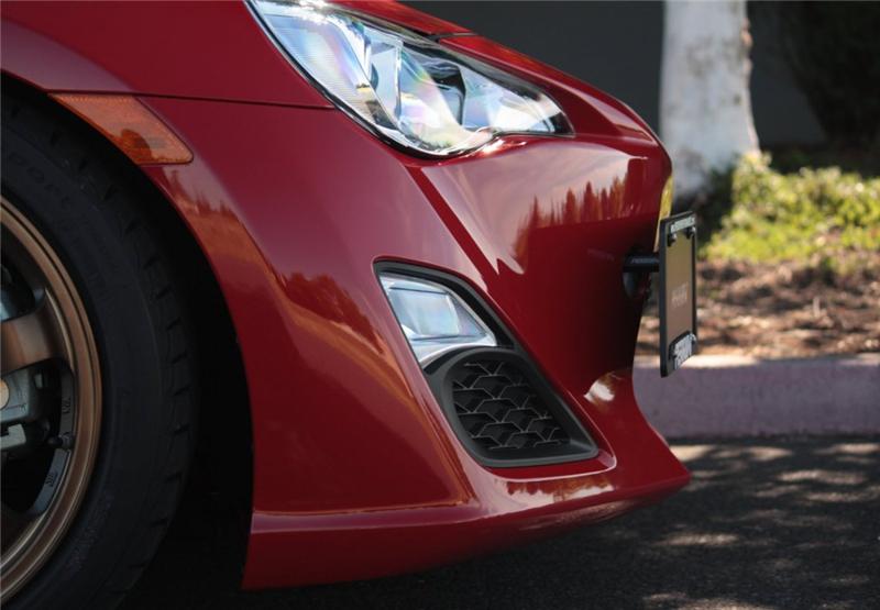 PERRIN 18-21 Subaru WRX/STI & 13-20 BRZ / 17-20 Toyota 86 & 13-16 FR-S License Plate Relocation Kit License Frame Perrin Performance