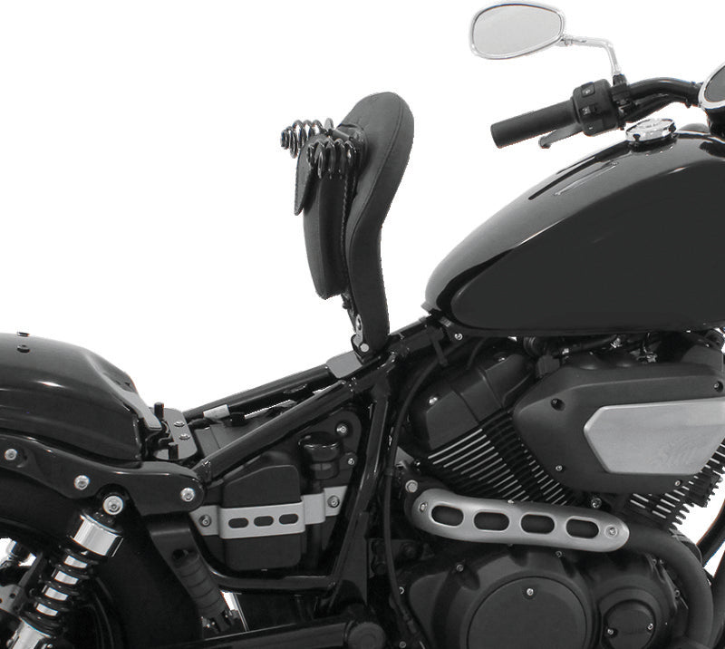Mustang 14-21 Yamaha Bolt Spring Solo Seat - Black Solo Motorcycle Seats Mustang Motorcycle